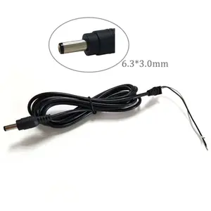 DC Power Plug Cable 6.3mm x 3.0mm for Lenovo A600 B305 A730 Charging Cable 1.8m
