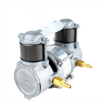 Compresseur d'air électrique portable 12V Mini sans huile Tête DC50A 60W Alimentation CC Moteur de compresseur d'air sans balais Pompe d'échantillonnage par aspiration