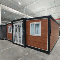 FLKT Maison préfabriquée de luxe pour expédition maritime sécurisée, conteneur extensible 20ft 40ft, kit de maison mobile modulaire pliable