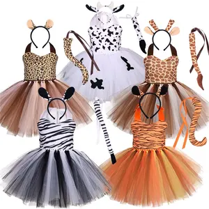 Bambini Halloween Cosplay Tutu Dress For Theme Party bambini Animal Cosplay Costume studenti Stage Performance Dress Up Costumes