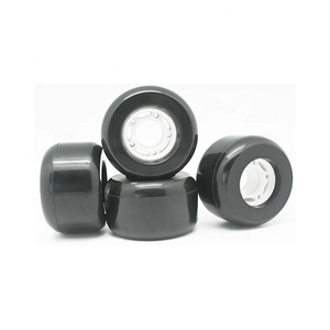 Roues de planche à dérive en caoutchouc, pas cher, roues de skate décalées 72x43mm, vente en gros, PU imprimé personnalisé, roue de planche longue - Product Image 1