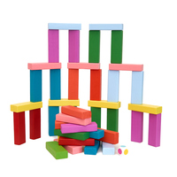 Jouet de construction en bois éducatif, blocs d'empilage et d'équilibre pour enfants de 5 à 7 ans, jeu de tour de blocs sécuritaire, bâtiments en bois Jaywooden