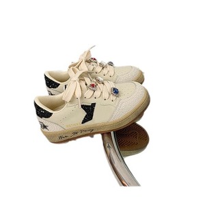 <span class=keywords><strong>SHANSHAN</strong></span> Baskets décontractées unisexes pour enfants, blanches simples à lacets, motif étoile à cinq branches, antidérapantes, respirantes, durables, absorption des chocs - Product Image 6