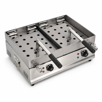 Four à poulet électrique double presse de qualité supérieure sur mesure pour équipement de restaurant professionnel et commercial