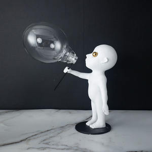 Chiffres de bulle de soufflage abstraits simples modernes modèle d'affichage logement vente Hall Hall décorations d'art de bureau - Product Image 4