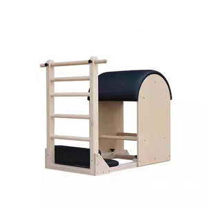 Pialtes en bois d'érable Échelle Barrel Core Training pour <span class=keywords><strong>Yoga</strong></span> et Pilates Physiothérapie Machine portable - Product Image 1