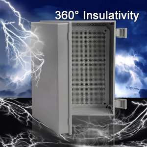 Échantillon gratuit Boîtier électrique étanche pour extérieur Boîtier d'instrument Boîtier blanc Projet Plastique Connexion Boîte électronique - Product Image 4