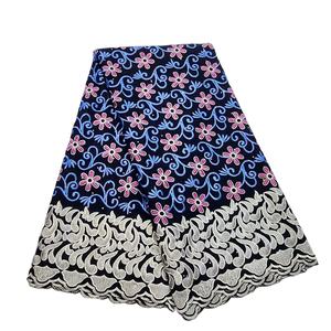 Nakış kuru İsviçre vual dantel kumaş 5 Yard avusturya Lafaya saf pamuk % <span class=keywords><strong>100</strong></span> pamuk hızlı teslimat vual pamuk dantel fransız - Product Image 1