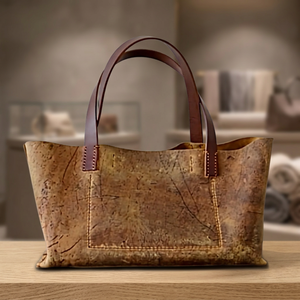 Sacs à main en cuir véritable écologiques, artisanaux, avec fermeture éclair, imperméables, élégants, pour femmes, style européen tendance - Product Image 6