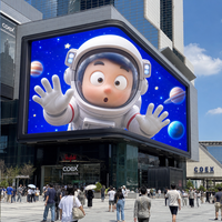 Écran LED 3D Extérieur à Visionnement Direct Étanche IP65 Haute Luminosité 6000cd Affichage Publicitaire pour Installation Fixe