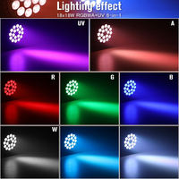 Big Dipper LPC 1818 Led Par Can Night Club Light Party Light Disco 6-en-1 Par Light