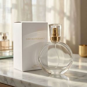 <span class=keywords><strong>Flacon</strong></span> pulvérisateur de <span class=keywords><strong>parfum</strong></span> rond en verre à succès <span class=keywords><strong>avec</strong></span> atomiseur à brume fine - Élégant contenant <span class=keywords><strong>vide</strong></span> pour <span class=keywords><strong>parfum</strong></span> pour femme - Product Image 5