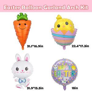 Kit <span class=keywords><strong>de</strong></span> Globos <span class=keywords><strong>de</strong></span> Látex y Metalizados con Temática <span class=keywords><strong>de</strong></span> Pascua, 161 Piezas, con Globos <span class=keywords><strong>de</strong></span> Conejito, Zanahoria y Pollo, para Decoración <span class=keywords><strong>de</strong></span> Fiestas <span class=keywords><strong>de</strong></span> Pascua - Product Image 3