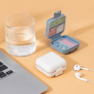 Hot Selling <b>Pill</b> Box OrganizerEco-Friendly Reusable Multi-Compartment Compact Double-Layer Medicine <b>Case</b> <b>for</b> Outings - Product Image 5