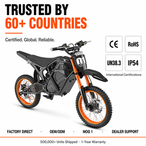 มอเตอร์ไซค์วิบาก 2027 GT2000 Dirt Bike E Moto 3000W  มอเตอร์ครอส รถจักรยานยนต์ออฟโรด EMTB Fatbike Ebike Emoto Dirtbike - Product Image 4