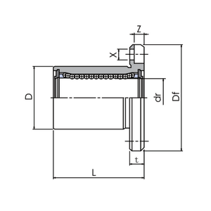 Rodamiento Lineal de Tipo Brida Redonda Compacta Serie MYT LMSF...<span class=keywords><strong>UU</strong></span>, Marca de Alta Gama en China, Niquelado Opcional - Product Image 2