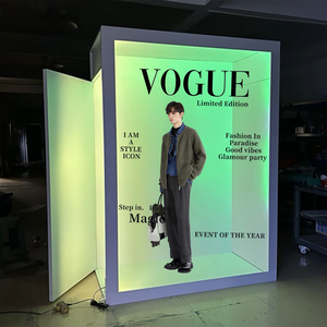 Cabina de Fotos 360° Personalizada UNIV con Impresión de Logotipo de Empresa, Solución Promocional para Eventos, Fácil de Usar con Smartphones y Cámaras - Product Image 4