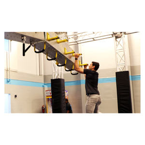 Ndoor inja Warrior-pista de obstáculos, gimnasio para niños con rickety - Product Image 2