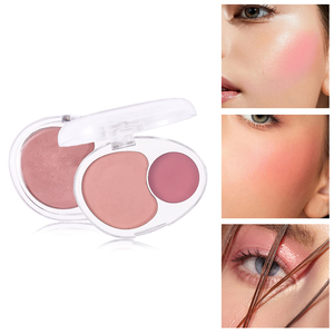 Etiqueta privada Colorete crema de un solo color Paleta de forma <span class=keywords><strong>ovalada</strong></span> Logotipo personalizado Crema de rubor Pigmento alto Mezcla fácil Textura sedosa - Product Image 6