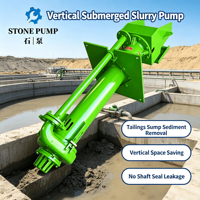 Pompa Lumpur Vertikal Cantilever Tahan Aus Krom Tinggi untuk Ekstraksi Lumpur Bijih Tambang