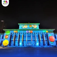 Système de projection vidéo extérieure architecturale incroyable Mayeter Metal 3D pour la projection mapping sur bâtiments