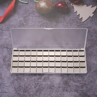 Palette d'ombres à paupières magnétiques transparente vide, étui de rangement pour maquillage personnalisable, emballage cosmétique OEM ODM, vente en gros