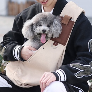 Cep ve güvenlik tasmalar ile taşınabilir köpek tek kollu çanta açık evcil hayvan seyahat çantası yüksek kalite evcil hayvan taşıyıcı çanta - Product Image 4