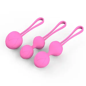 Y aşk doktor tavsiye sıkı vajina cilt dokunmatik gıda sınıfı silikon çelik topları Kegel egzersiz günlük kullanım doğum sonrası