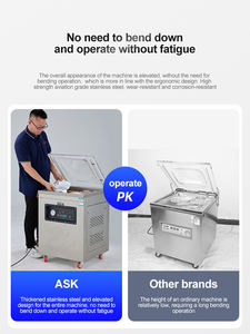 DZ400 yeni yükseltilmiş masa üstü ev gıda vakumlu ambalaj makinesi otomatik büyük vakum yapıştırma makinesi - Product Image 4