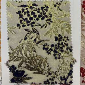 قماش بروكيد جاكار معدني 100% بوليستر بنقش مطرز لملابس الأولاد والبنات - Product Image 5