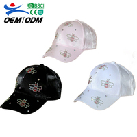 RongGuang Venta al por mayor Moda Impreso Diamantes de imitación Gorra de béisbol Moda brillante Gorra deportiva para Mujeres Hombres Actividades al aire libre