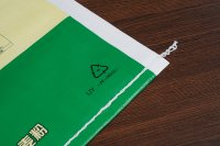 Sacs Bopp de 50 lb, sacs à riz Bopp, sacs d'emballage alimentaire Bopp