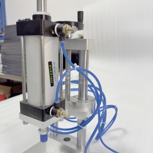 Gran oferta, máquina de prensado de anillo de collar de prensado de tapado neumático, máquina de sellado de botellas de Perfume, máquina de prensado de Cuello medio - Product Image 3