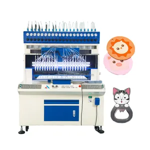 drpping yes but drpping what? / It is not a Paint dispensing machine / Drip molding machine Silicone Rubber Patch Making Machine
