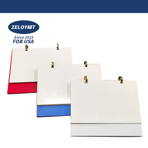 ZELOYAUT Sublimation Blanks Desktop Calendar for Promotional Business Gift Advent Calendar for Home Decor and Office