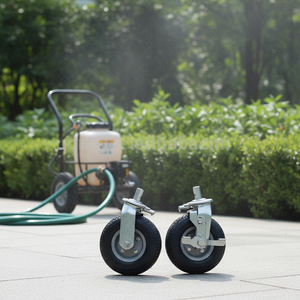 Gummirad Lenkrolle Gummi-Lenkrolle mit Bremse Sprühwagen-Rad - Product Image 2