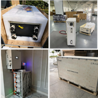 Batterie solaire au lithium LiFePO4 51,2 V 100 Ah à montage mural vertical avec BMS UN38.3 pour stockage d'énergie résidentiel