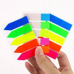 แท็บโน้ตแบบติดได้ Hengxin China Page Markers, แท็บอินเด็กซ์สีสันสดใส, กระดาษโน้ตแบบติดได้เรืองแสง - Product Image 5