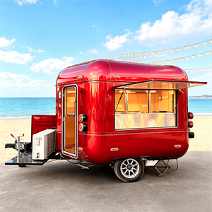Food Carts And Food Trailers Fully Equipped Mobile Catering Food Van Street Food Cart - Product Image 2