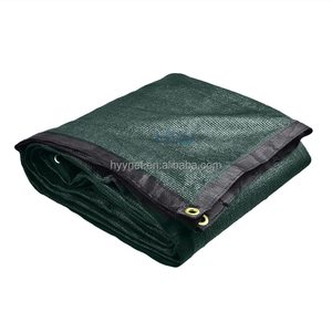 Malla de pantalla HDPE verde oscuro para privacidad - Product Image 5
