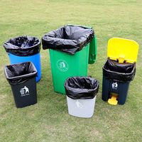 Sacs poubelles en plastique noirs pour entrepreneur, grande capacité, 42 gallons, lot de 20, robustes, personnalisables, vente en gros du fabricant