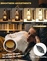 Duftlampe mit Timer und Dimmer, Höhenverstellbar, Muttertagsgeschenk, Elektrischer Wachswärmer Vintage Wohndekor