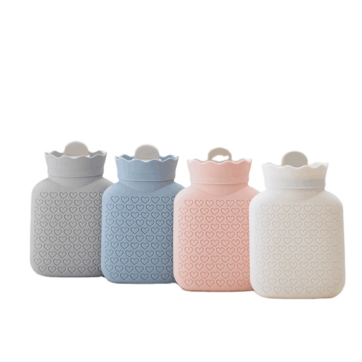 Оптовая продажа 2021, лидер продаж, силиконовая бутылка для горячей воды, резиновый пакет для горячей воды с крышкой