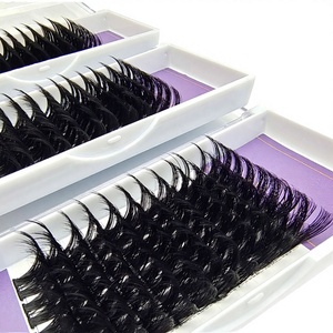 Extensions de cils en grappe faites à la main DIY, 8 mm, 25 mm, 0,05 mm, cheveux synthétiques, volume naturel - Product Image 3