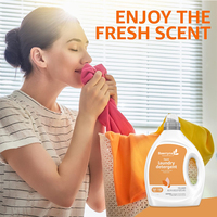 Détergent liquide pour lessive en vrac écologique de la marque AILINA, fabriqué en Chine, nettoyage en profondeur, rafraîchissant, logo personnalisé, service OEM/ODM