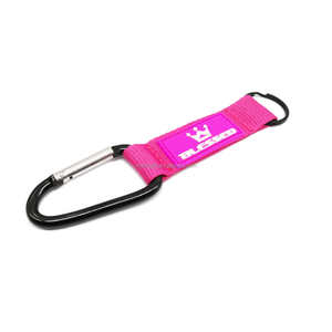 Llavero promocional y mosquetón Llavero de metal personalizado con correa de logotipo de <span class=keywords><strong>nylon</strong></span> Mosquetón de sublimación Llavero con clip - Product Image 3