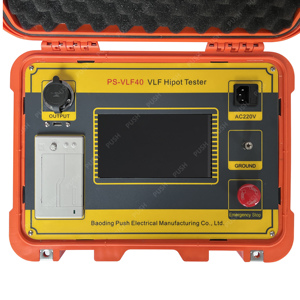 เครื่องทดสอบแรงดันสูงไฟฟ้า VLF ไฮโปตขนาด40กิโลโวลต50กิโลโวลต80กิโลโวลต - Product Image 2