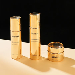 Conjunto Trio de Cuidados Noturnos Anti-Envelhecimento com Creme de Ácido Hialurônico Dourado e Sérum de <span class=keywords><strong>Ginseng</strong></span>, Kit de Cuidados Veganos - Product Image 5