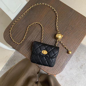 Nuove Cinture da Donna di Design 2026, <span class=keywords><strong>Cintura</strong></span> a Catena con Sfere Dorate di Lusso di <span class=keywords><strong>Alta</strong></span> Qualità, Mini Borsa a <span class=keywords><strong>Cintura</strong></span>, Catene Dorate Regolabili - Product Image 1