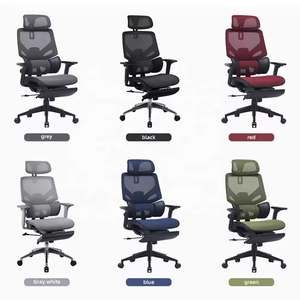 Silla de Oficina Moderna Reclinable, Silla Ergonómica Ejecutiva con Reposabrazos 5D, Malla Completa y Base de Metal - Product Image 6